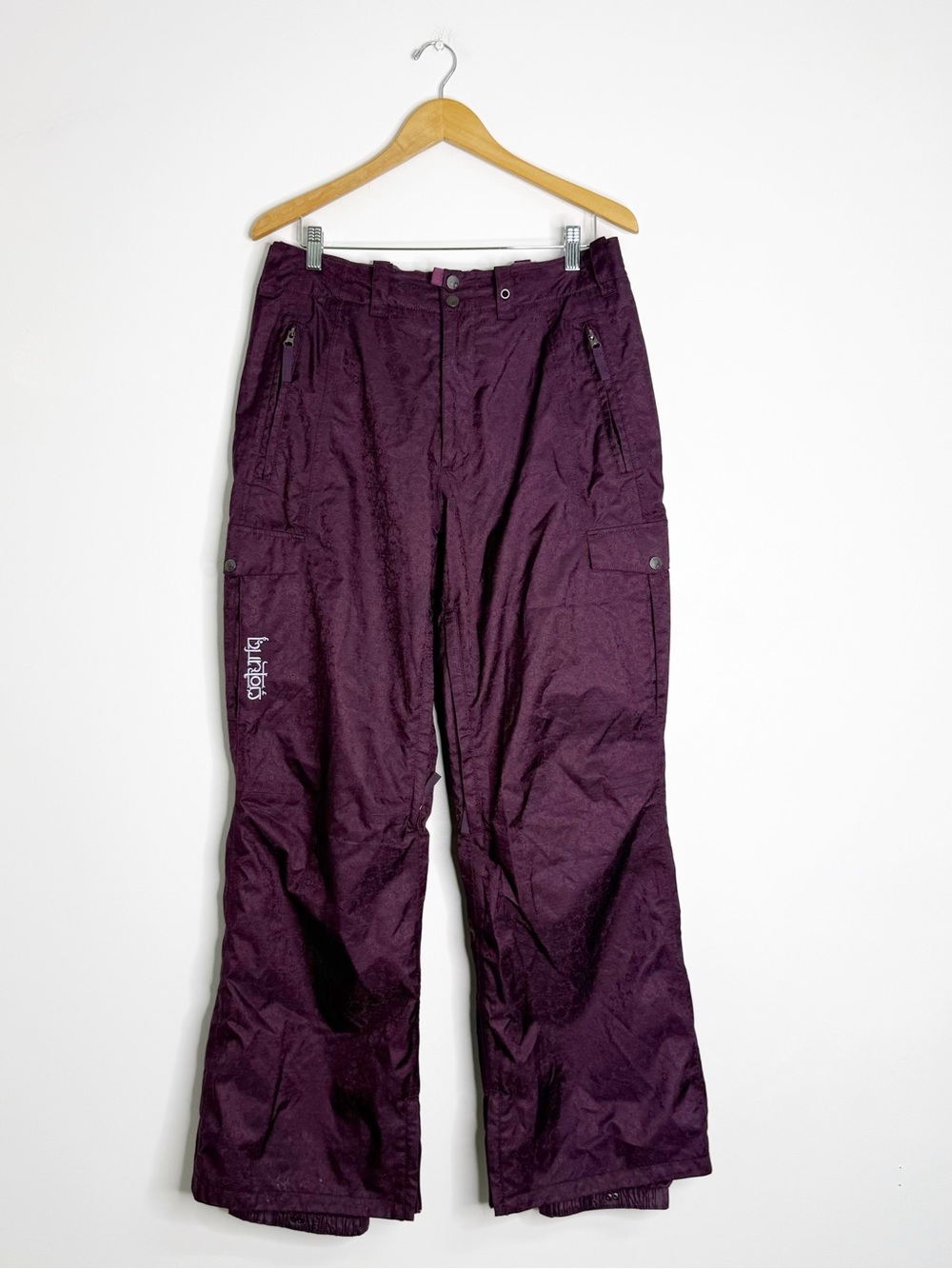Burton Purple Snow Pants Women’s Large Cargo Ski Snowboard Insulated Pants